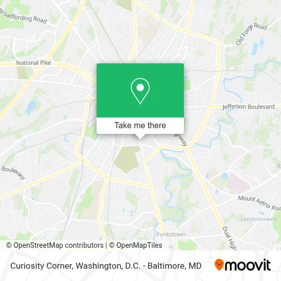 Curiosity Corner map