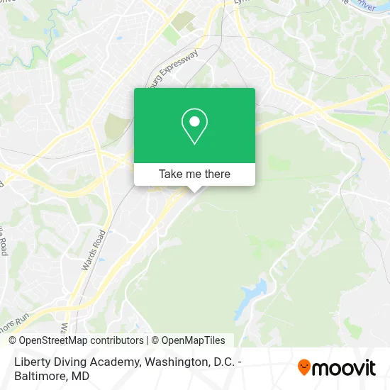 Liberty Diving Academy map