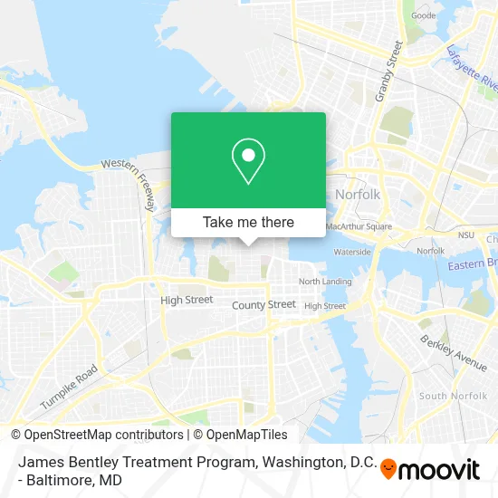 James Bentley Treatment Program map