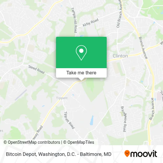 Bitcoin Depot map