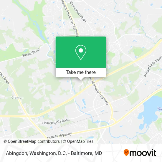 Abingdon map
