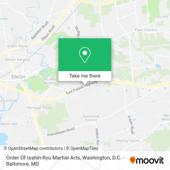 Order Of Isshin-Ryu Martial Arts map