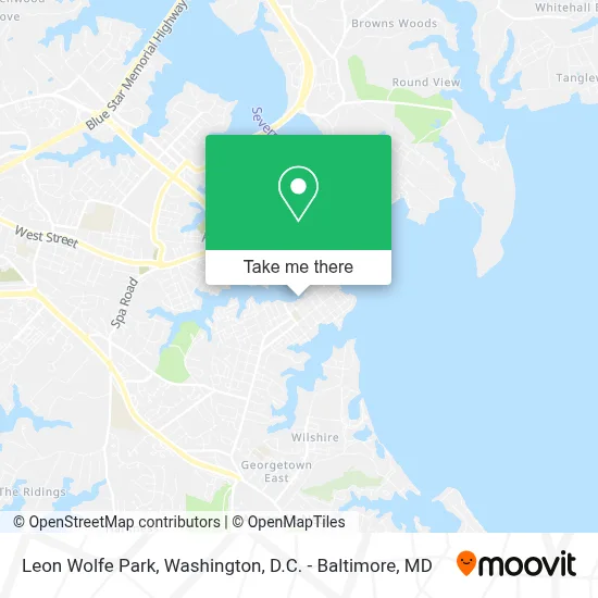 Leon Wolfe Park map