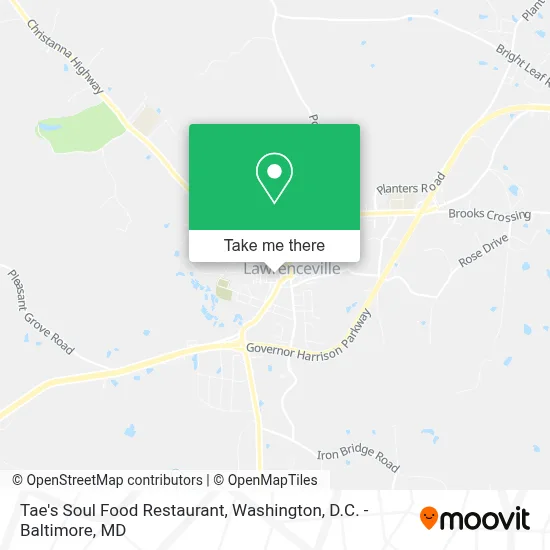 Tae's Soul Food Restaurant map