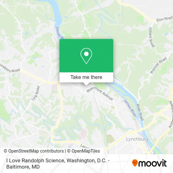 I Love Randolph Science map