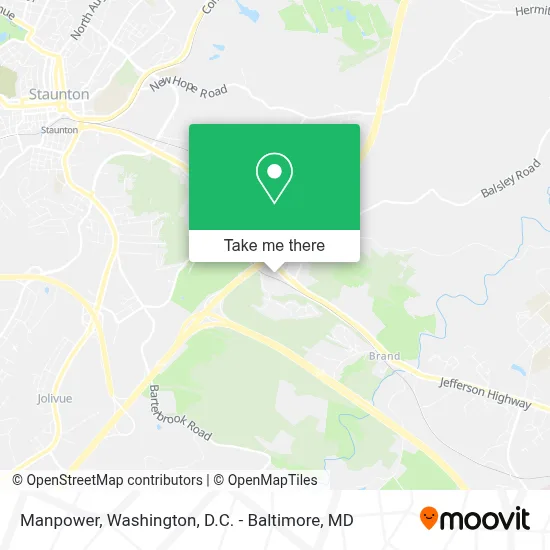 Manpower map