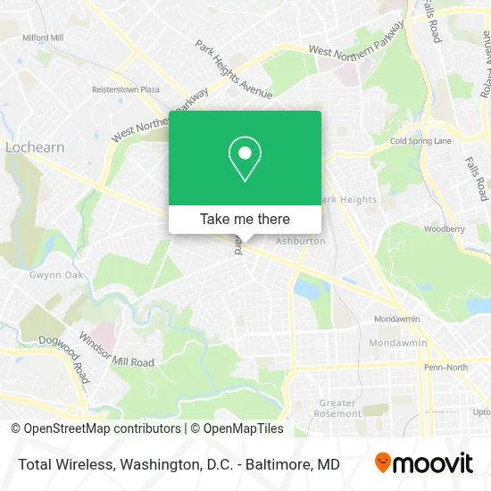 Total Wireless map