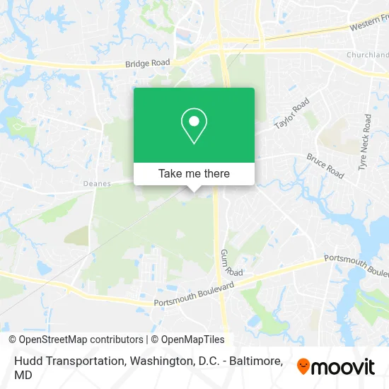 Hudd Transportation map