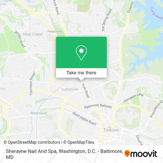 Sherayne Nail And Spa map