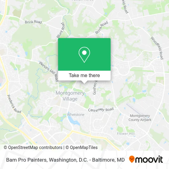 Bam Pro Painters map