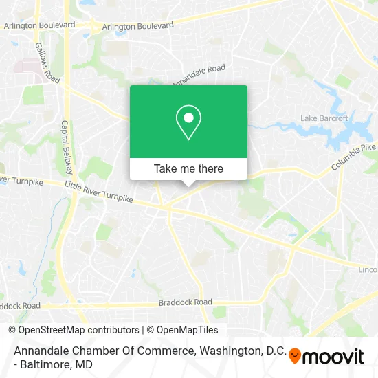 Annandale Chamber Of Commerce map