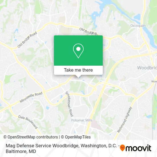 Mag Defense Service Woodbridge map