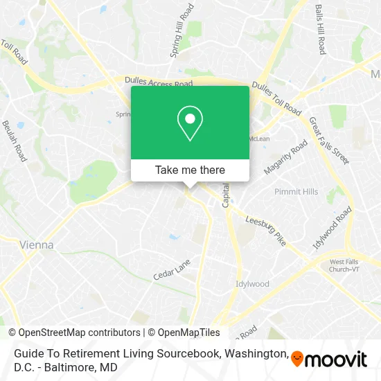Guide To Retirement Living Sourcebook map