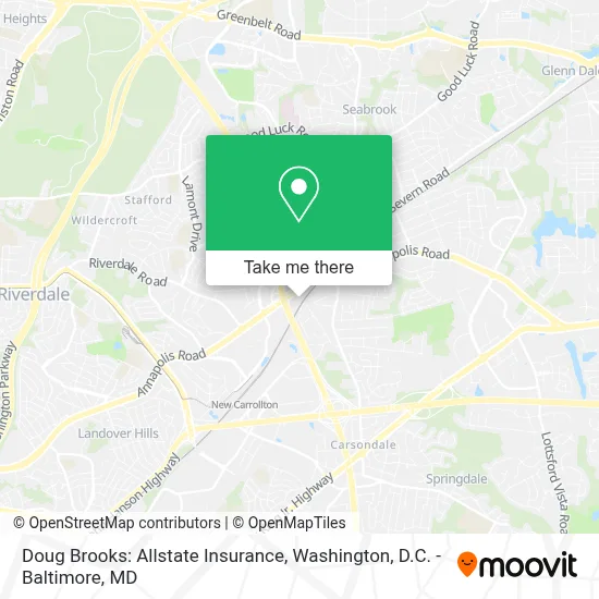 Doug Brooks: Allstate Insurance map