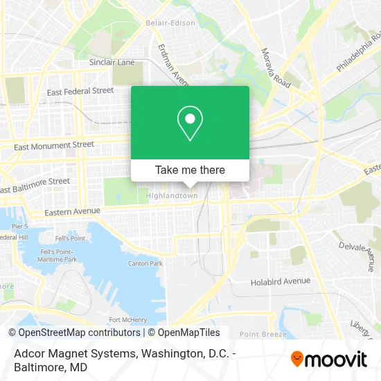Adcor Magnet Systems map