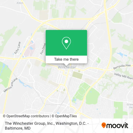 The Winchester Group, Inc. map