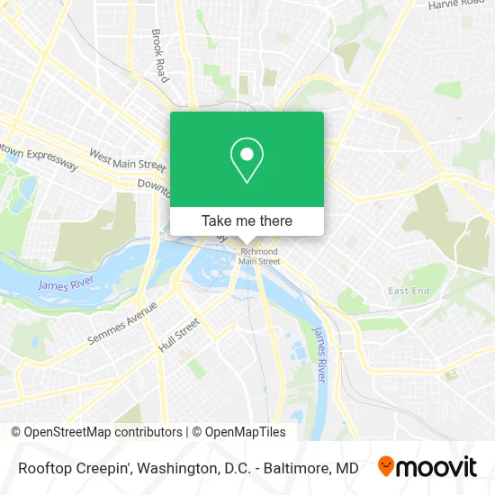 Rooftop Creepin' map