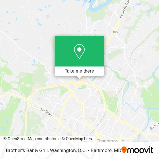 Brother's Bar & Grill map