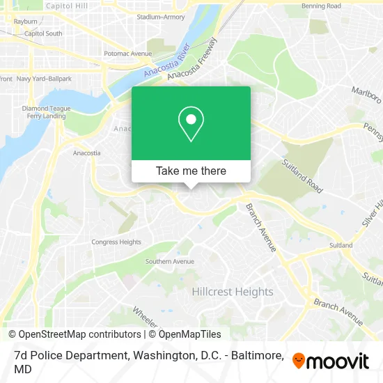 7d Police Department map