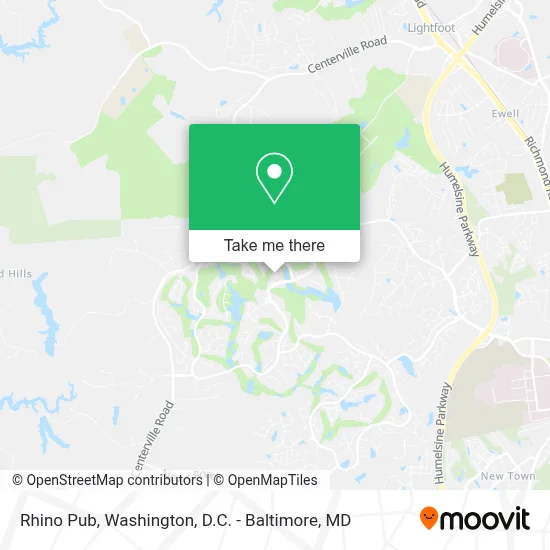 Rhino Pub map