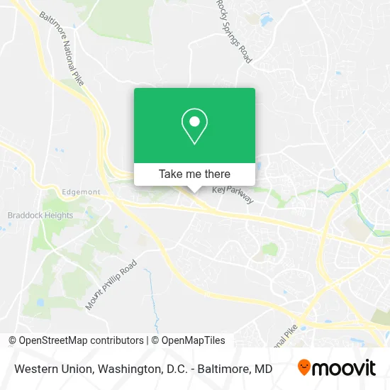 Western Union map