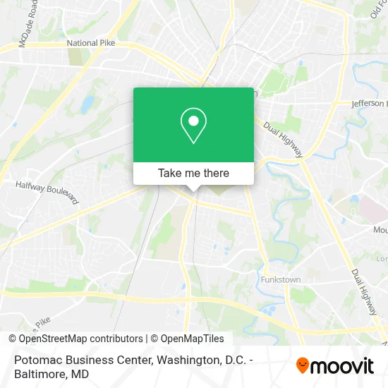 Potomac Business Center map