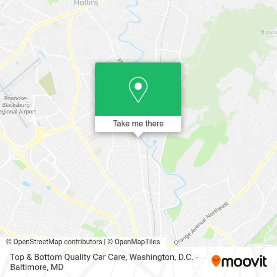 Top & Bottom Quality Car Care map