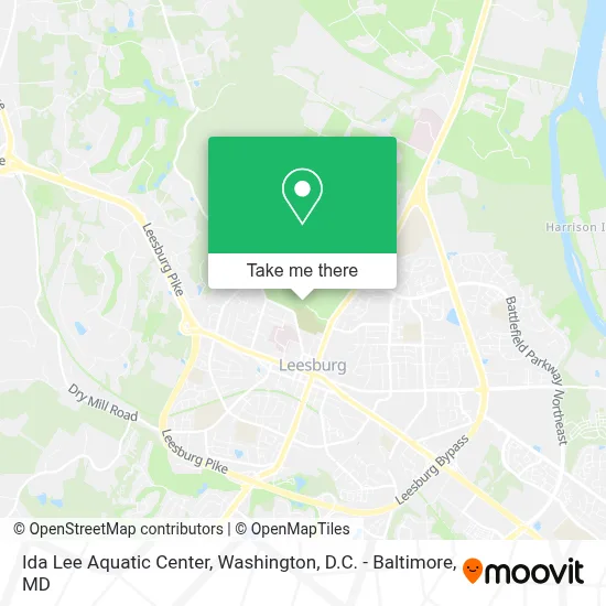 Ida Lee Aquatic Center map