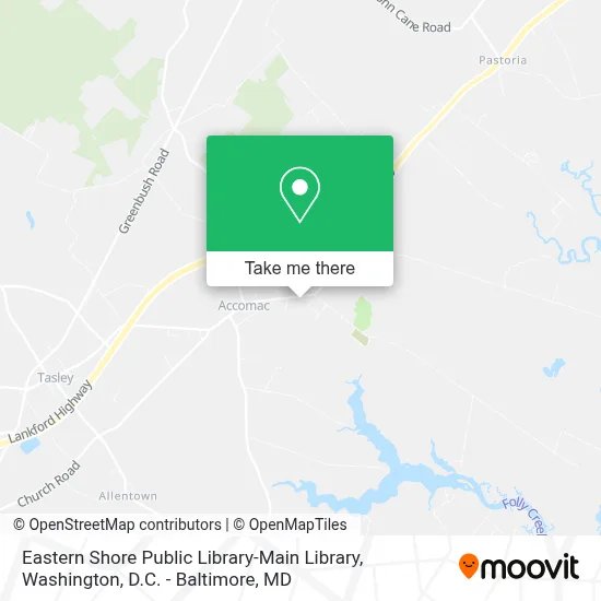 Eastern Shore Public Library-Main Library map