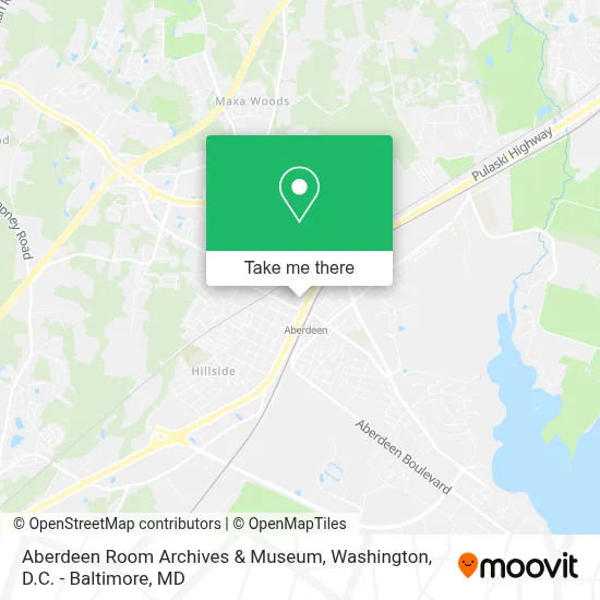 Aberdeen Room Archives & Museum map