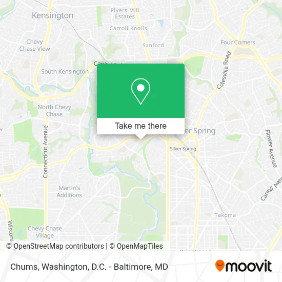 Chums map