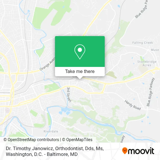 Dr. Timothy Janowicz, Orthodontist, Dds, Ms map