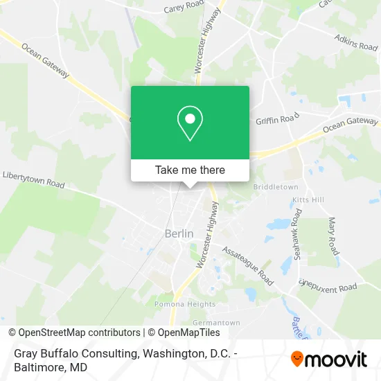 Gray Buffalo Consulting map