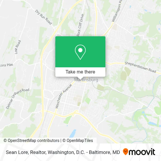 Sean Lore, Realtor map