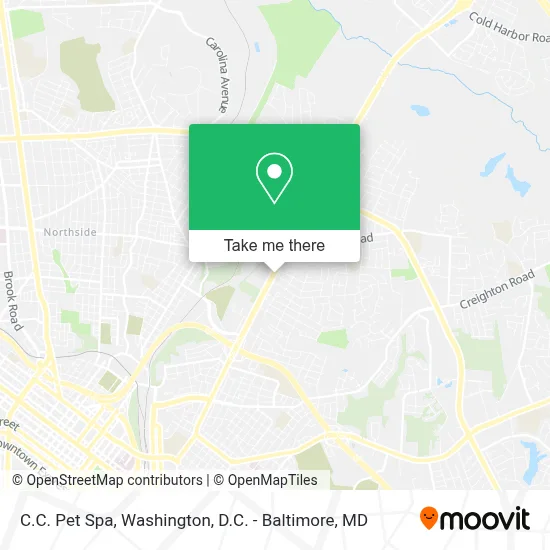C.C. Pet Spa map