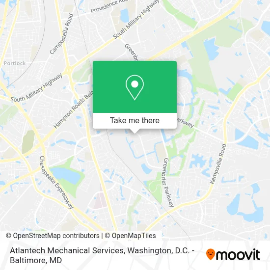Atlantech Mechanical Services map