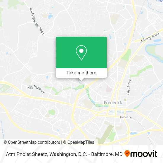 Atm Pnc at Sheetz map