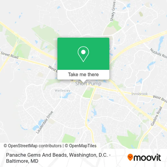 Panache Gems And Beads map