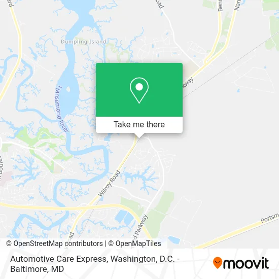 Automotive Care Express map