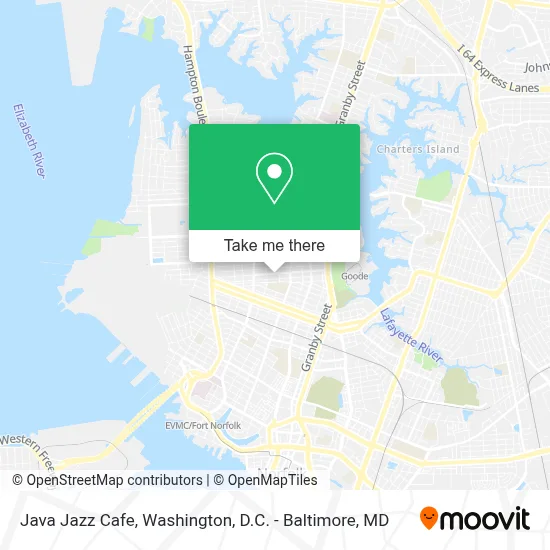 Java Jazz Cafe map