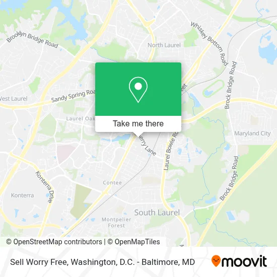 Sell Worry Free map