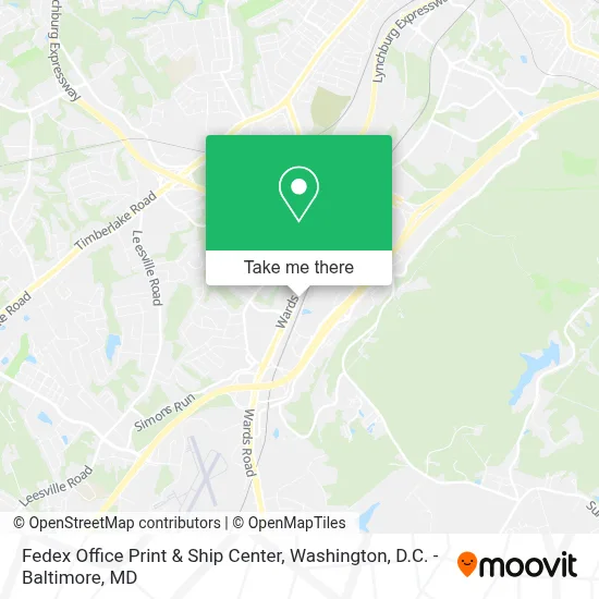 Fedex Office Print & Ship Center map