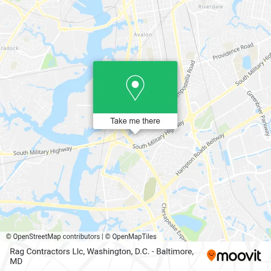 Rag Contractors Llc map
