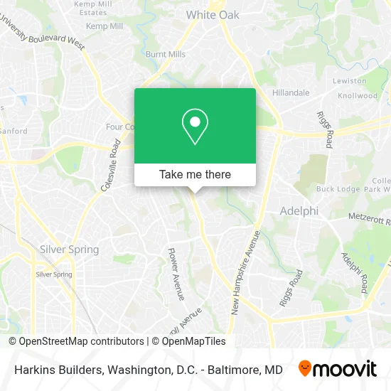 Harkins Builders map