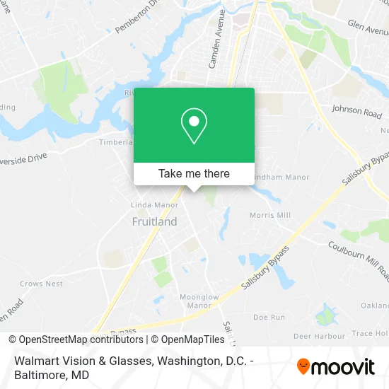 Walmart Vision & Glasses map