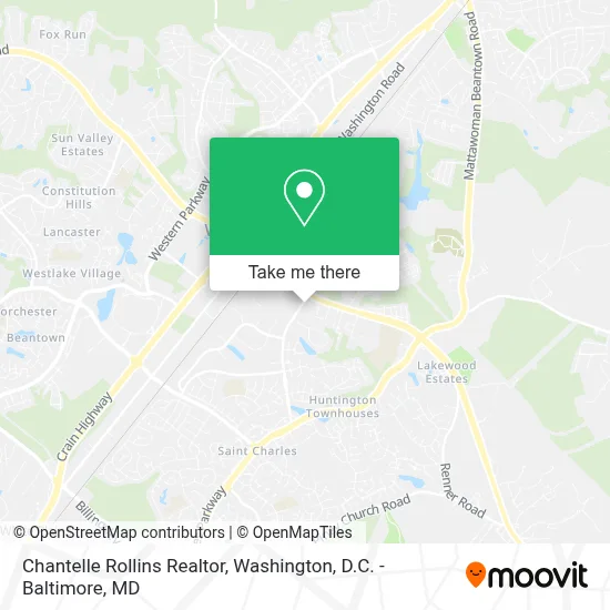 Chantelle Rollins Realtor map