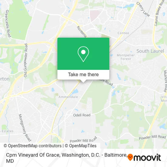 Cpm Vineyard Of Grace map