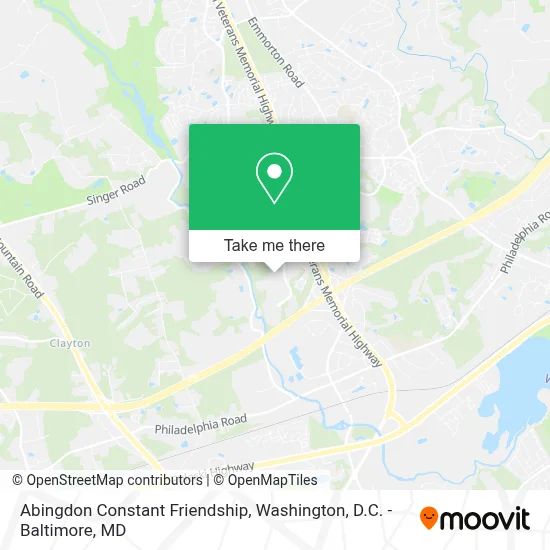Abingdon Constant Friendship map