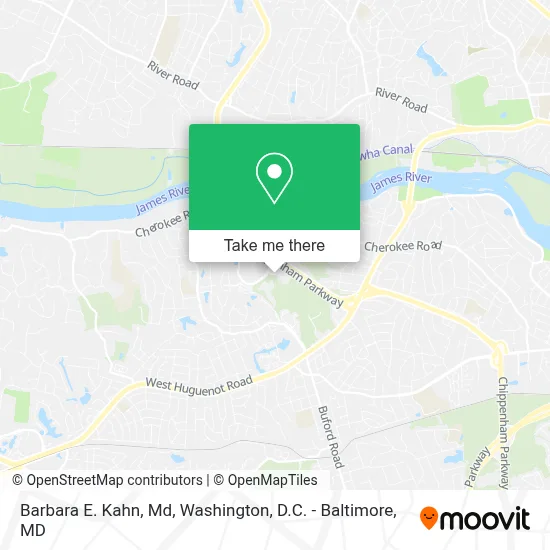 Barbara E. Kahn, Md map