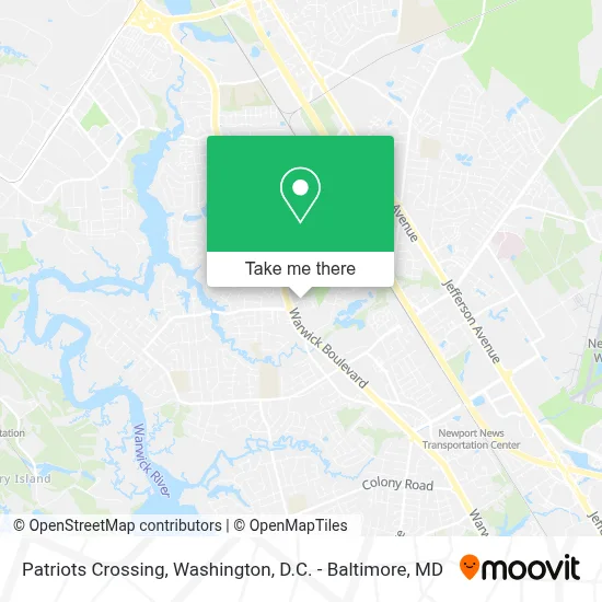 Patriots Crossing map